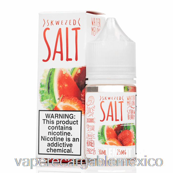 Vape Recargable Sandía Fresa - Sales Espolvoreadas - 30ml 25mg